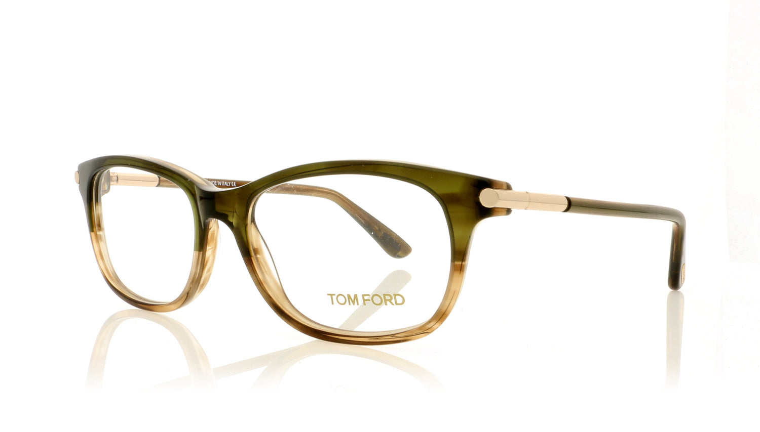 Tom Ford TF5237 FT5237 8 Brown Glasses - Angle