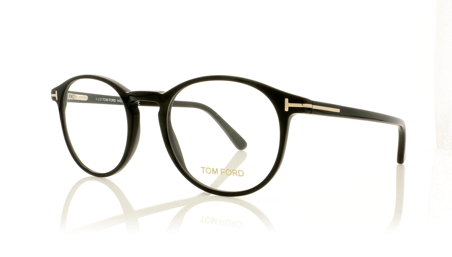 Tom Ford TF5294 1 Shiny Black Glasses - Angle