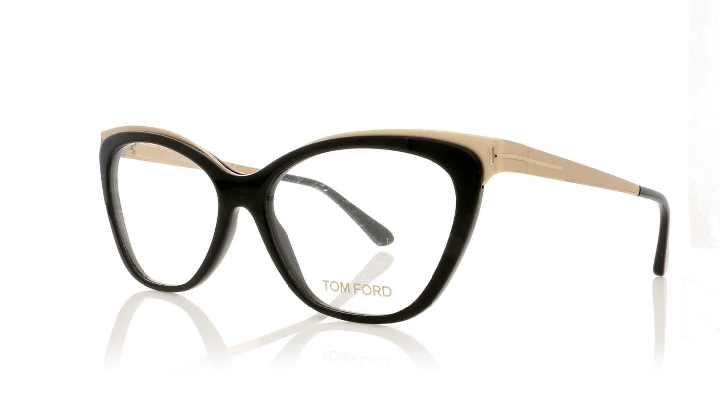 Tom Ford TF5374 FT5374 1 Black Glasses - Angle
