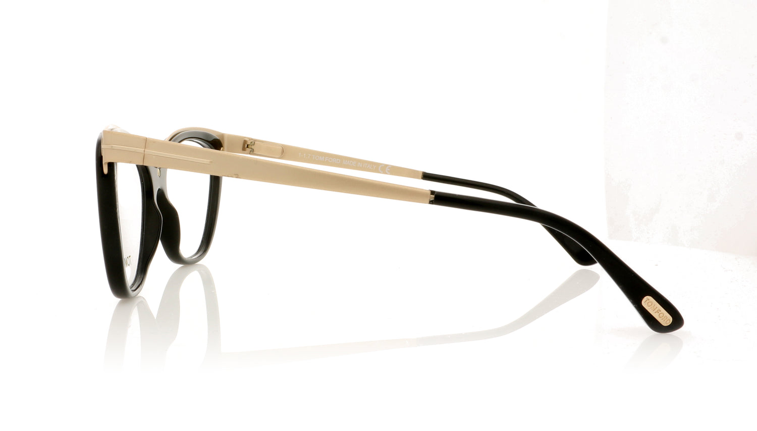 Tom Ford TF5374 FT5374 1 Black Glasses - Side