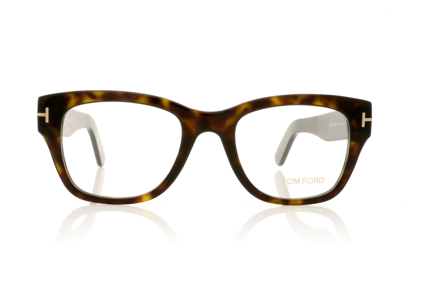 Tom Ford TF5379 FT5379 52A Dark Tortoise Glasses - Front