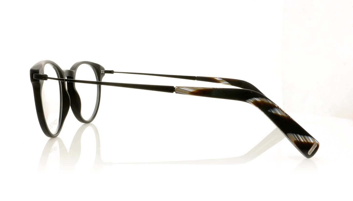 Tom Ford TF5383 2 Matte Black Glasses - Side