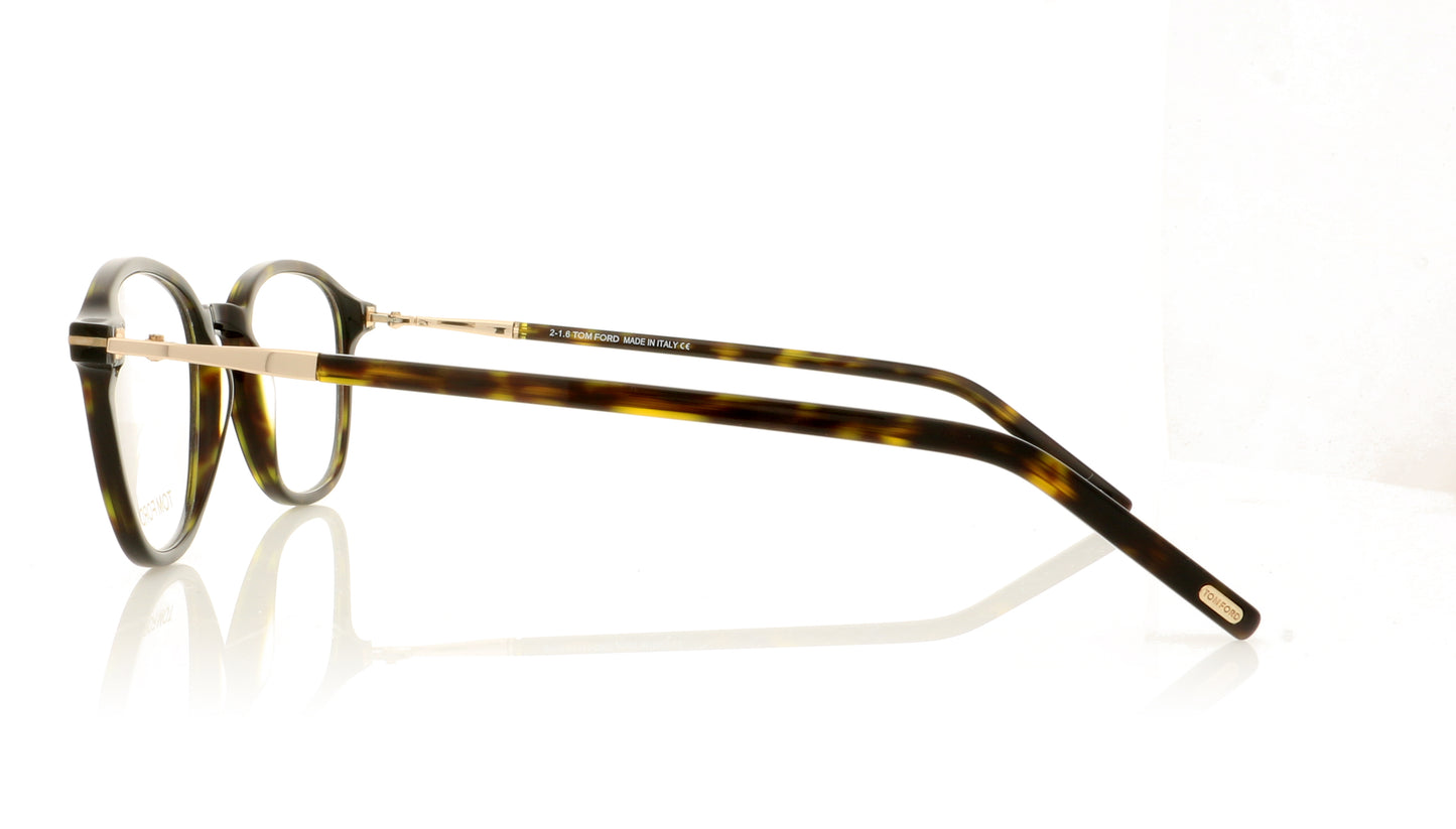 Tom Ford TF5397 FT5397 52 Dark Tortoise Glasses - Side