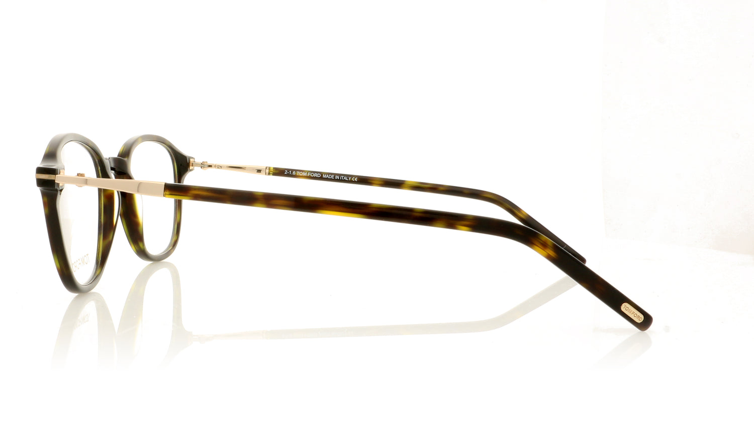 Tom Ford TF5397 FT5397 52 Dark Tortoise Glasses - Side