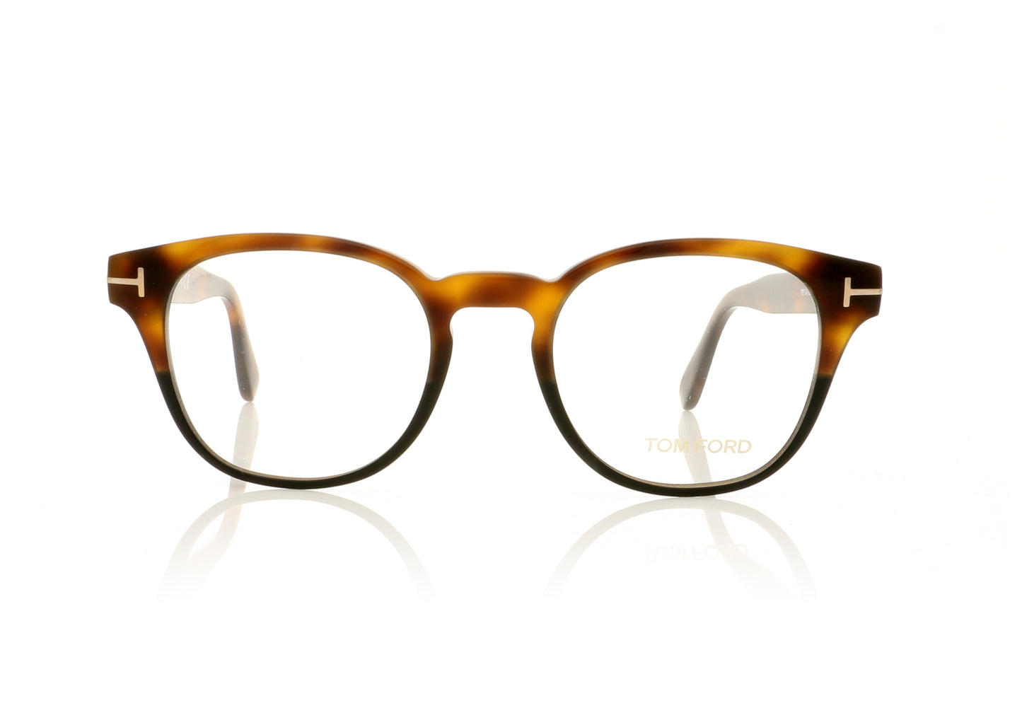 Tom Ford TF5400 FT5400 56 Light Tortoise Glasses - Front