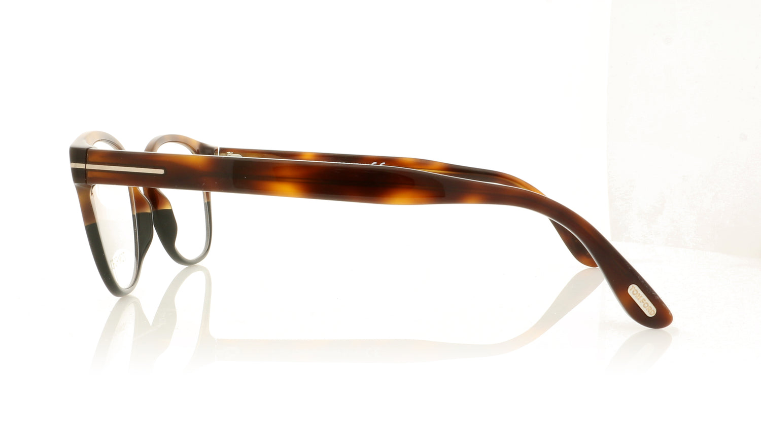 Tom Ford TF5400 FT5400 56 Light Tortoise Glasses - Side