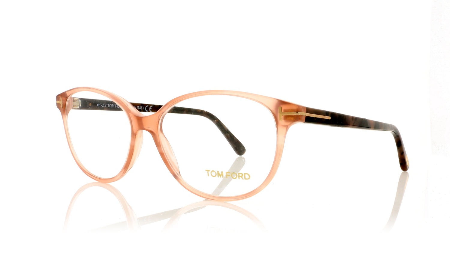 Tom Ford TF5421 FT5421 74 Pink Glasses - Angle