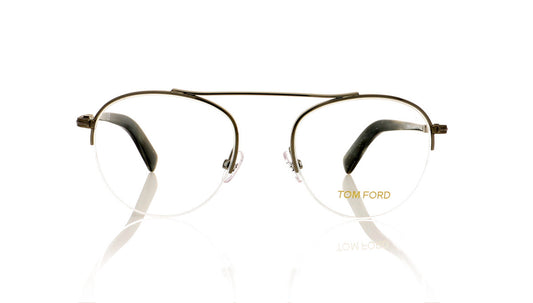 Tom Ford TF5451 12 Shiny Dark Ruthenium Glasses - Front