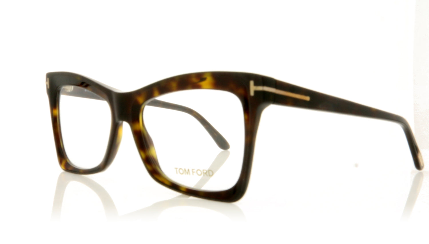 Tom Ford Tom Ford FT5457 52 Tort Glasses - Angle
