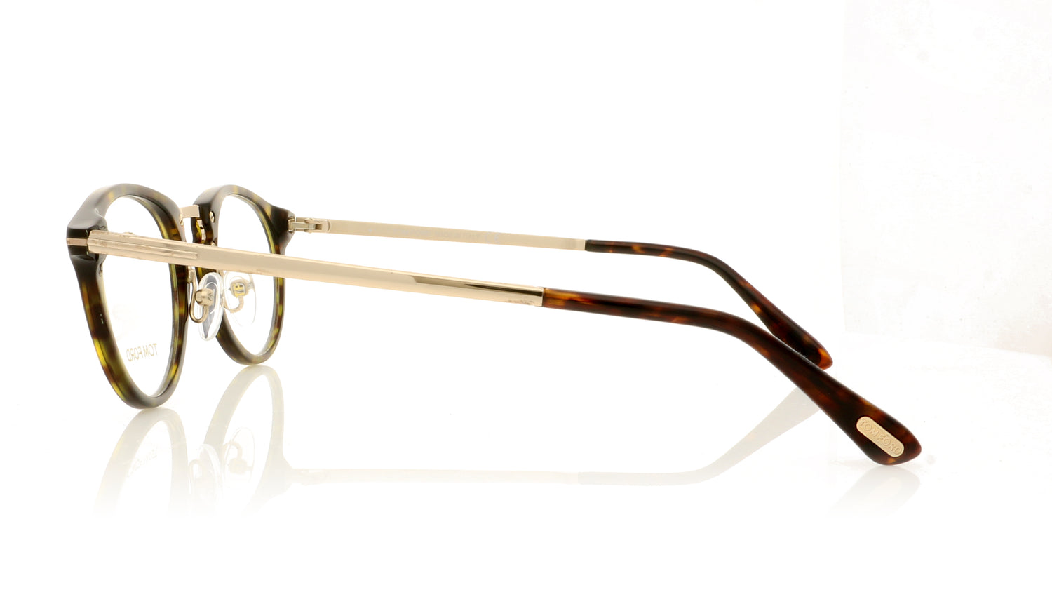 Tom Ford TF5467 FT5467 52 Dark Tortoise Glasses - Side