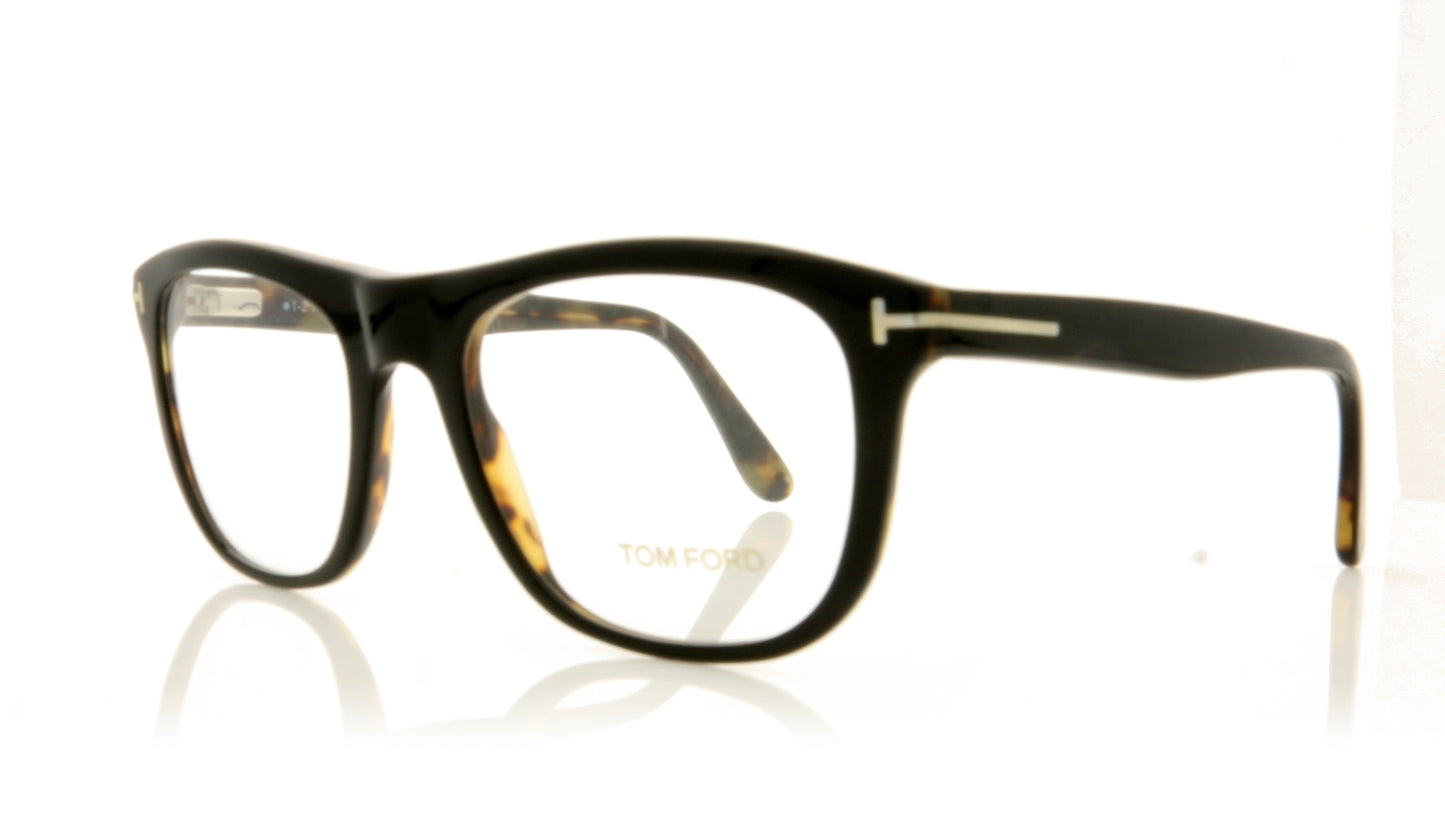 Tom Ford Tom Ford 5480 005 54/20 FT5480 5 Black Glasses - Angle