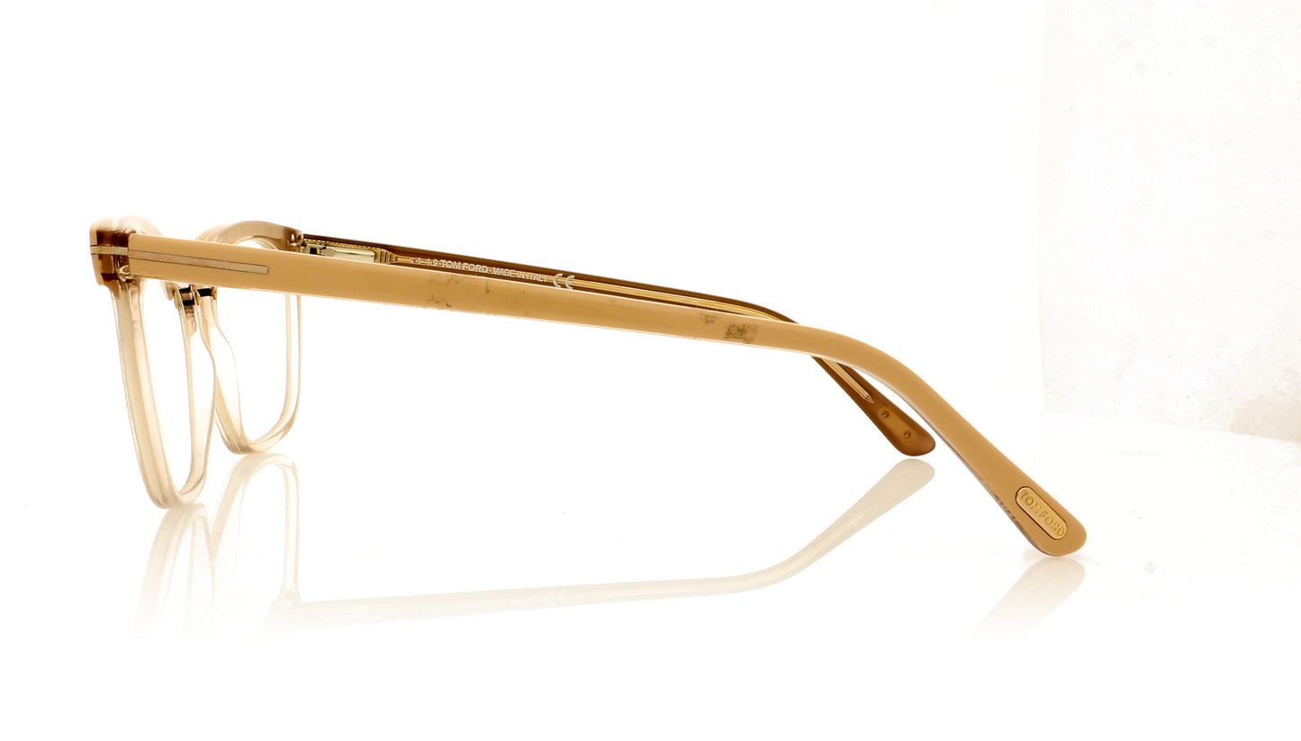 Tom Ford TF5550-B FT5550-B 72 Camel Glasses - Side