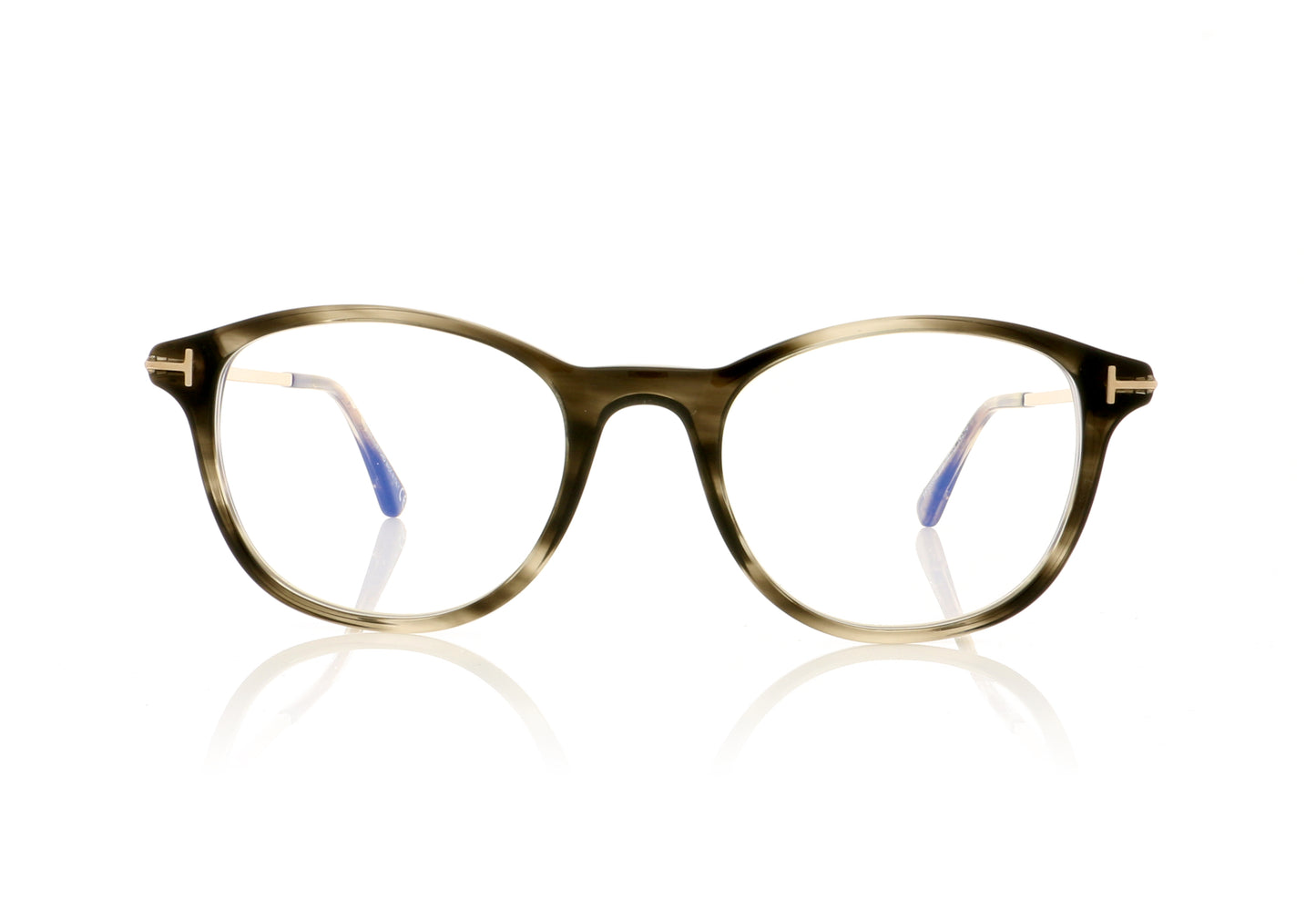 Tom Ford TF5553-B FT5553B 56 Dark Tortoise Glasses - Front