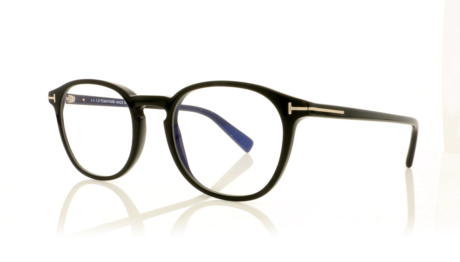 Tom Ford TF5583-B 1 Black Glasses - Angle