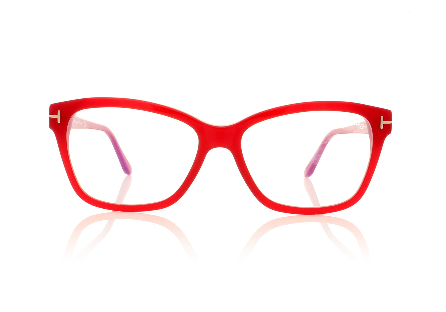 Tom Ford TF5597-B FT5597B 75 Red Glasses - Front
