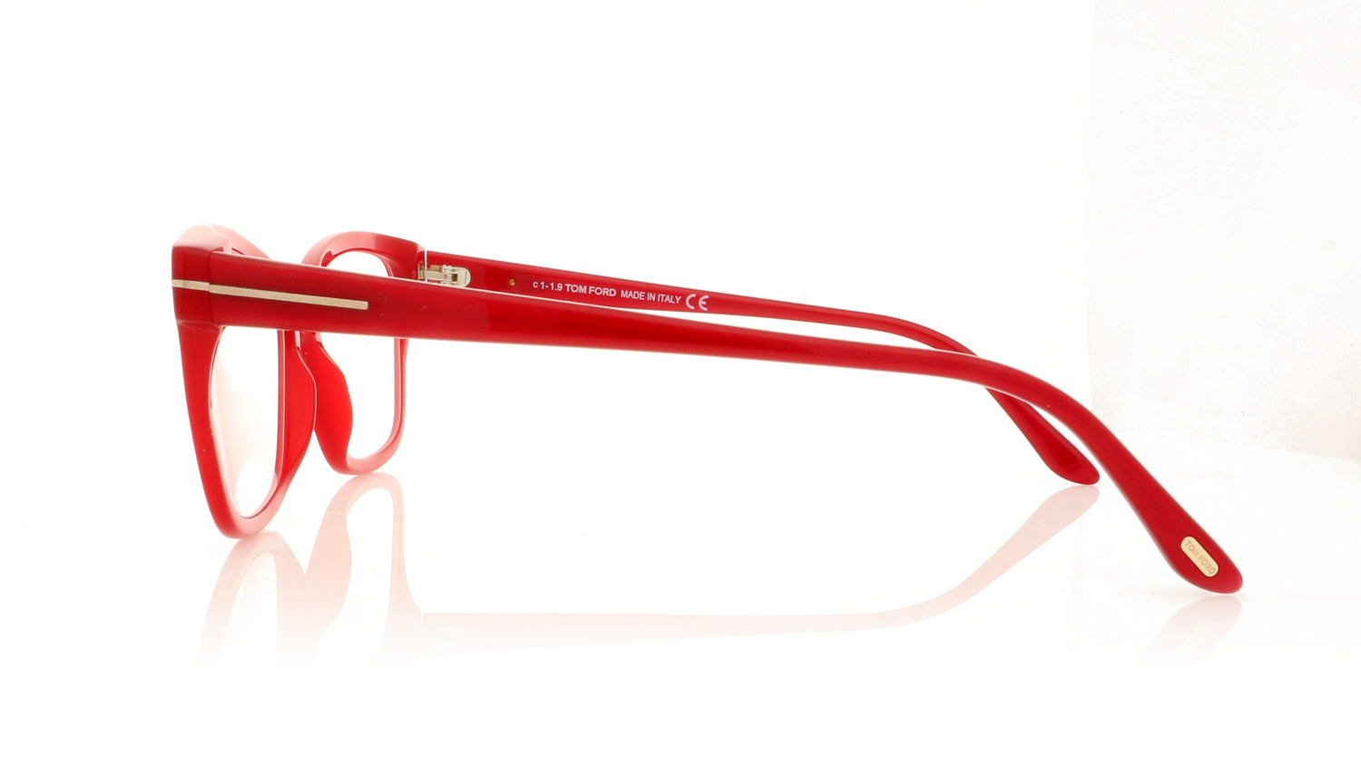 Tom Ford TF5597-B FT5597B 75 Red Glasses - Side