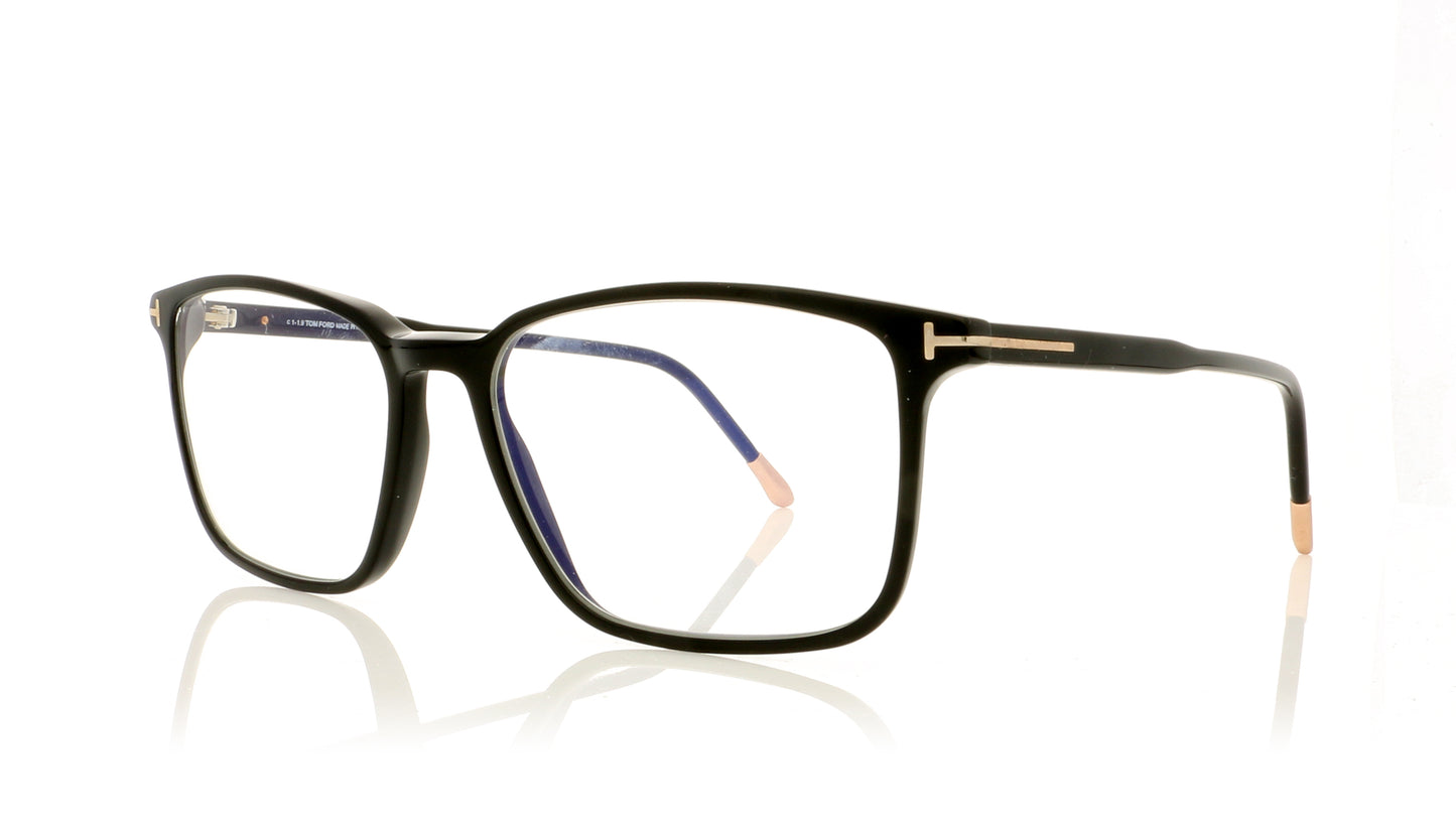 Tom Ford TF5607-B FT5607B 1 Black Glasses - Angle