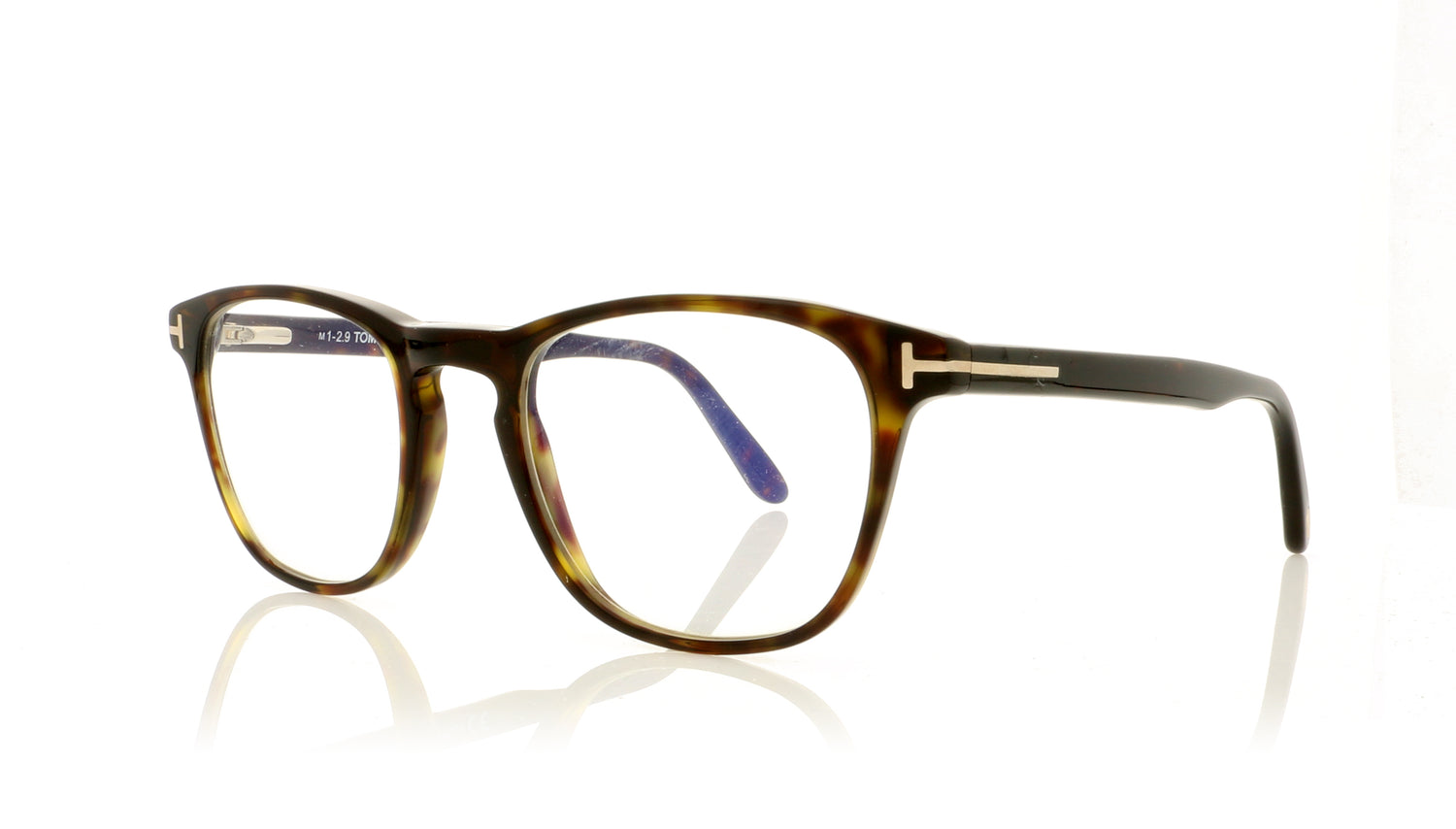 Tom Ford TF5625-B FT5625B 52 Dark Tortoise Glasses - Angle
