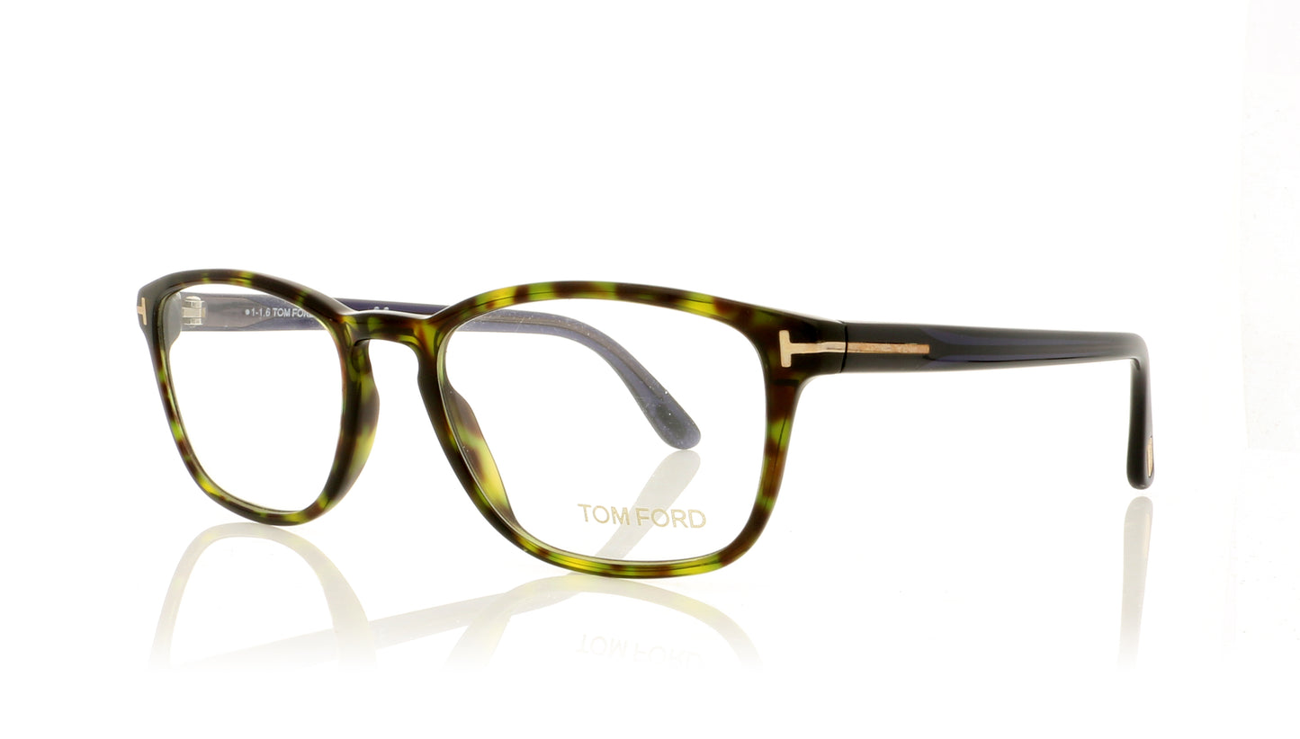 Tom Ford TF5355 52 Dark Havana Glasses - Angle