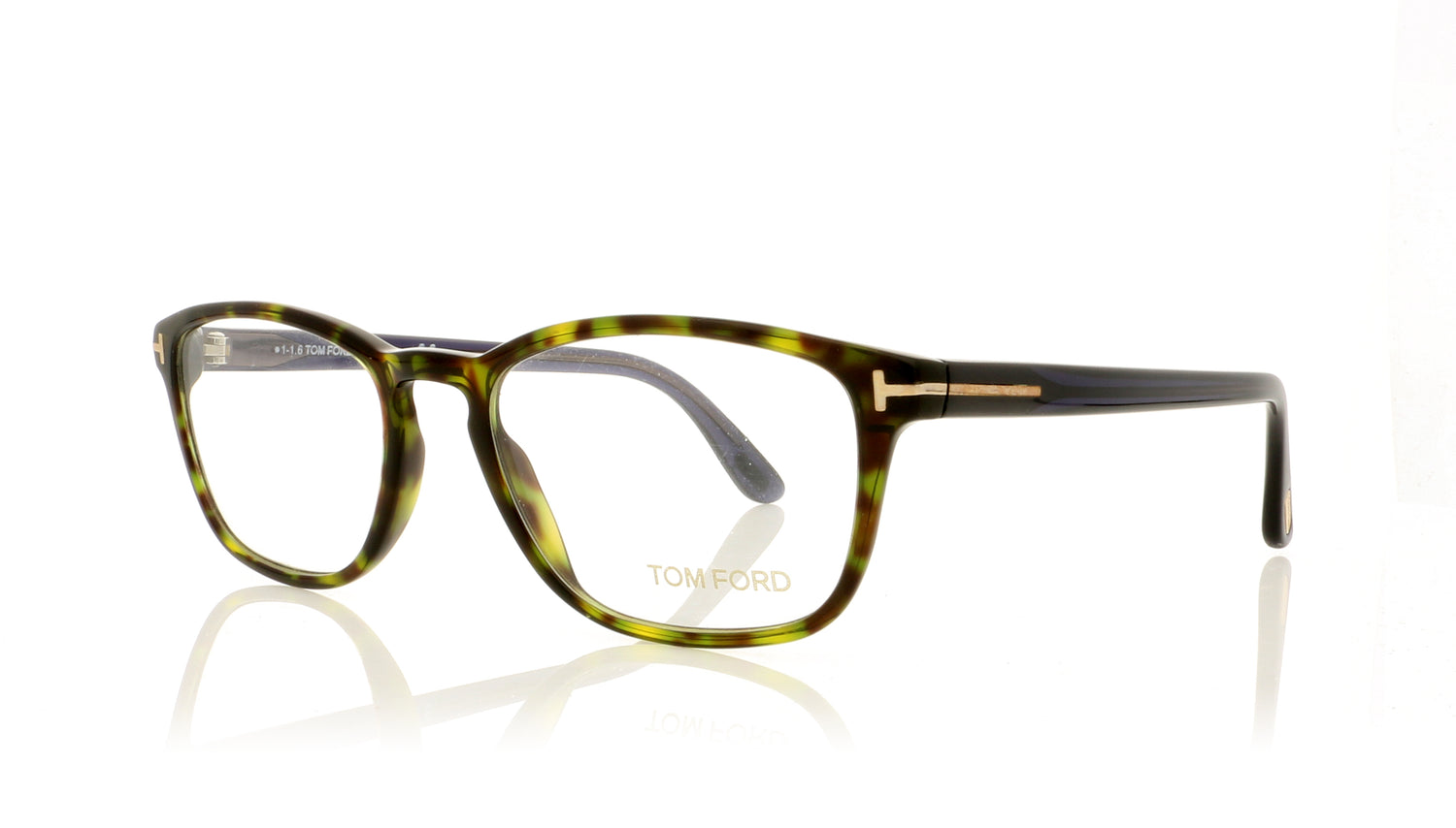 Tom Ford TF5355 52 Dark Havana Glasses - Angle