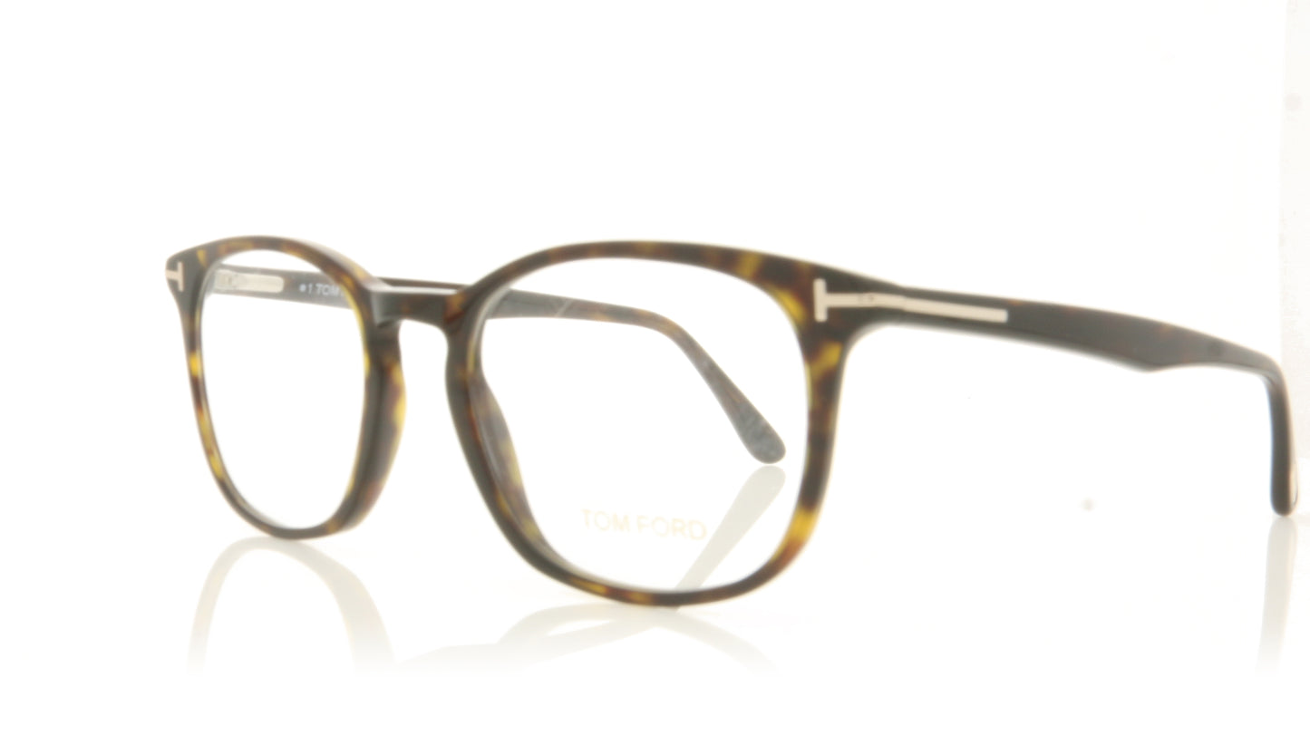 Tom Ford FT5505/V TF5505 52 Tortoise Glasses - Angle