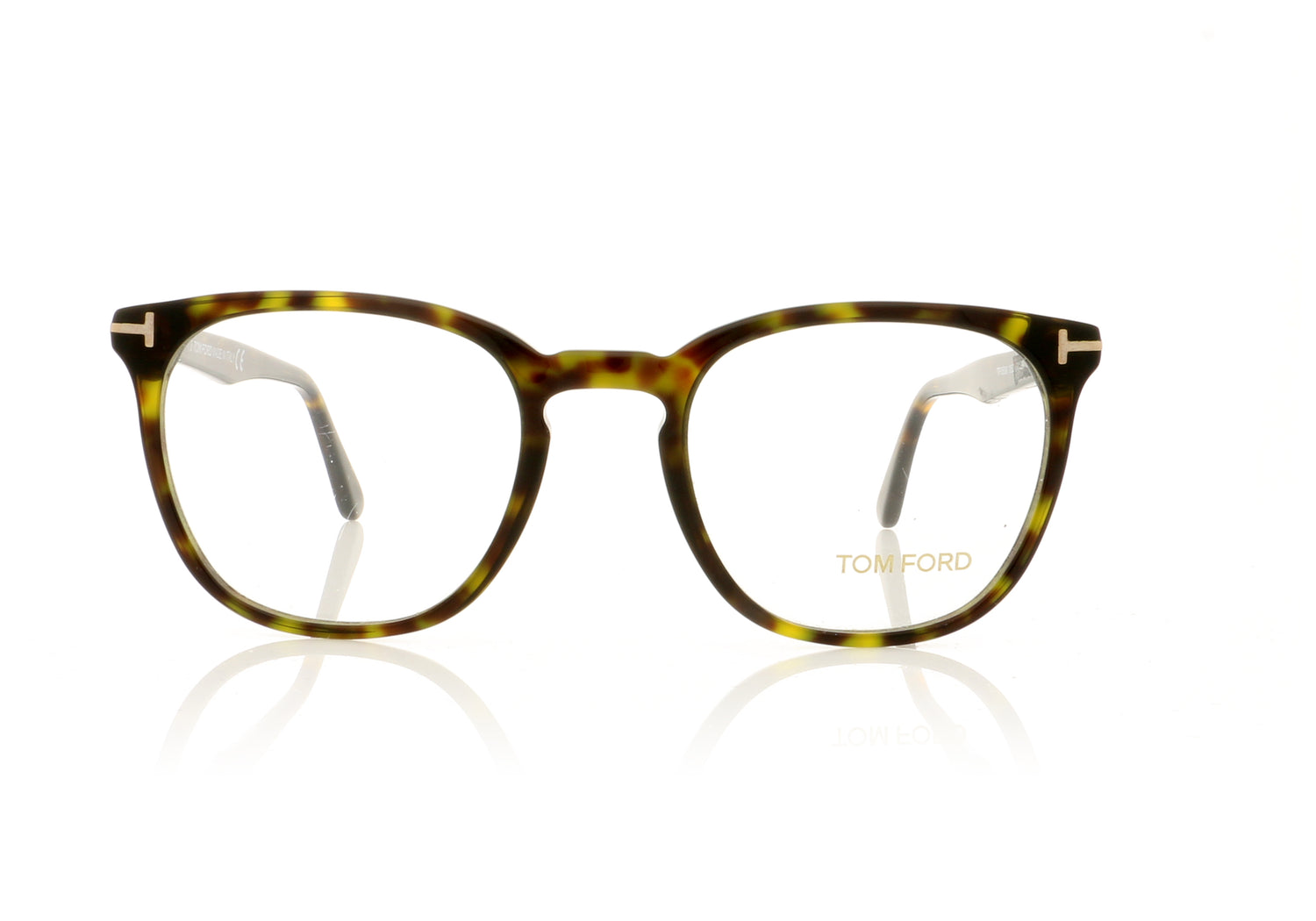 Tom Ford TF5506 52 Dark Tortoise Glasses - Front
