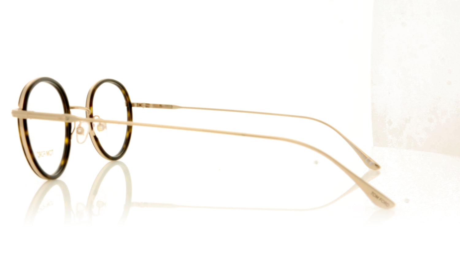 Tom Ford Tom Ford TF5521 52 Gold Glasses - Side