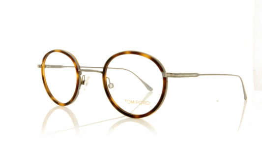 Tom Ford Tom Ford TF5521 53 Gunmetal Glasses - Angle