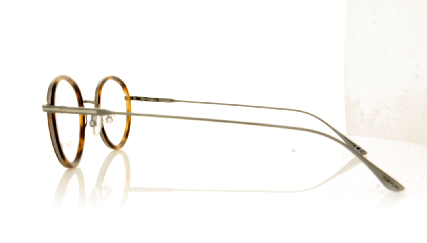 Tom Ford Tom Ford TF5521 53 Gunmetal Glasses - Side