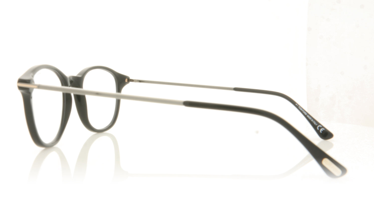 Tom Ford FT5553-B/V TF5553 1 Black Glasses - Side