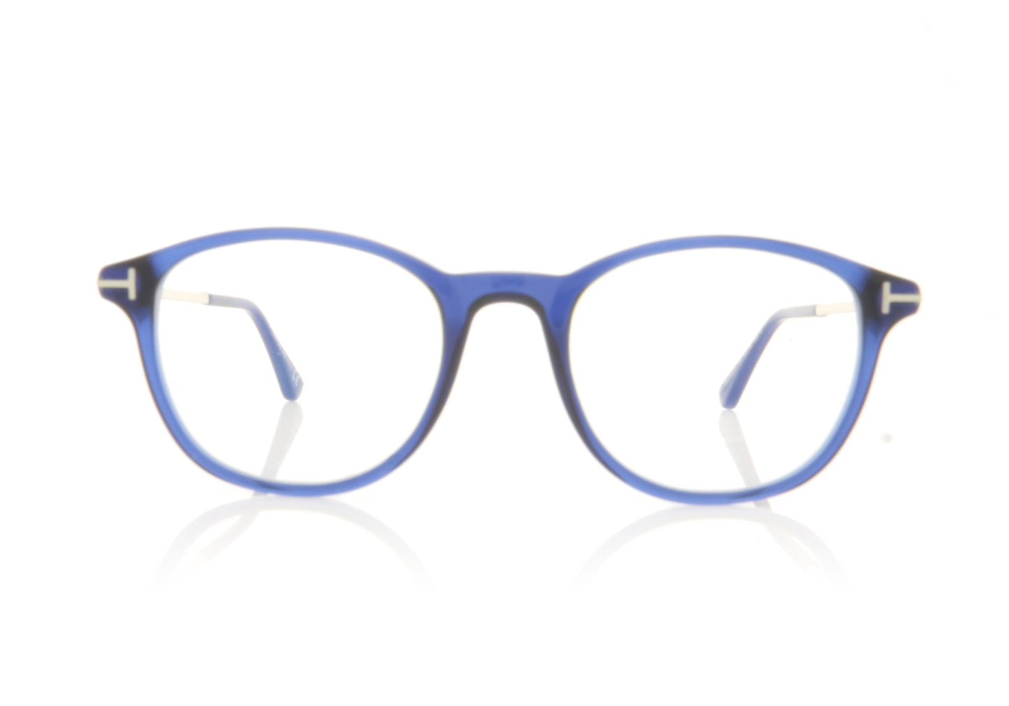 Tom Ford FT5553-B/V TF5553 90 Blue Glasses - Front
