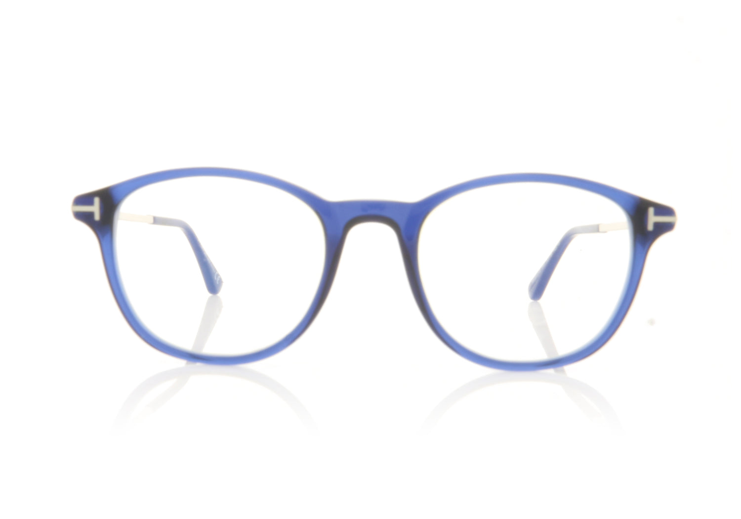 Tom Ford FT5553-B/V TF5553 90 Blue Glasses - Front
