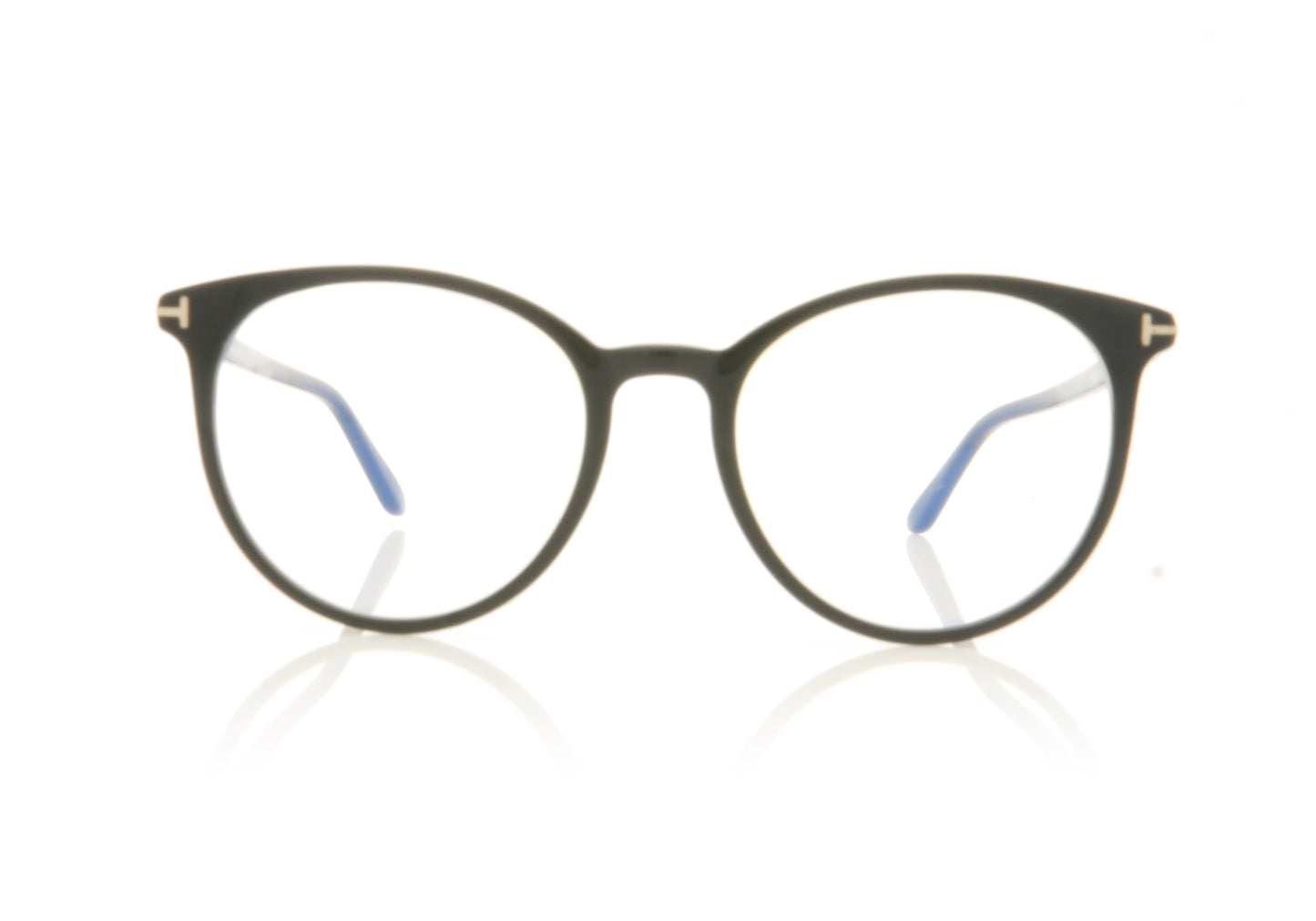 Tom Ford FT5575-B/V TF5575 1 Black Glasses - Front
