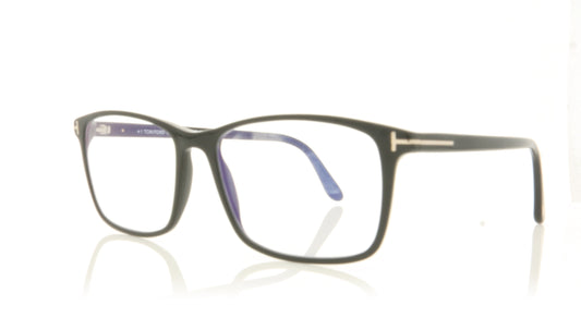 Tom Ford FT5584-B/V TF5584 1 Black Glasses - Angle