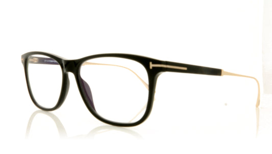 Tom Ford Tom Ford TF5589B TF5589-B 1 Black Glasses - Angle