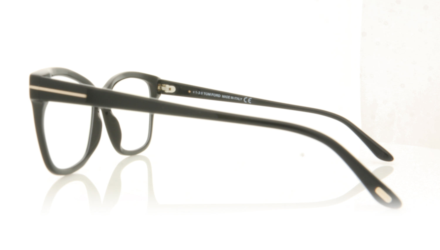 Tom Ford FT5597-B/V TF5597 1 Black Glasses - Side