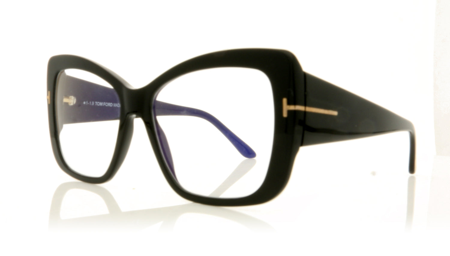 Tom Ford TF5602B 1 Black Glasses - Angle