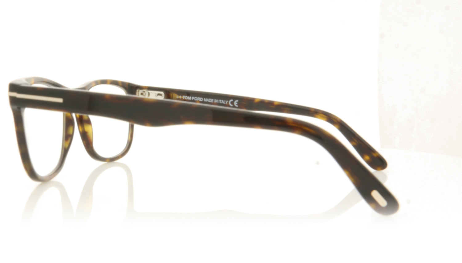 Tom Ford FT5662-B/V TF5662 52 Tortoise Glasses - Side