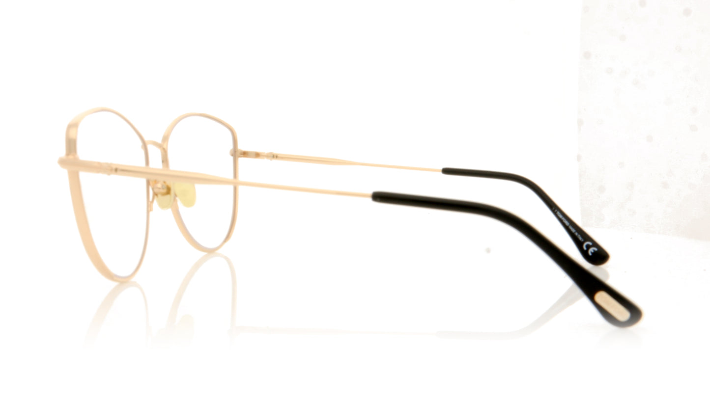 Tom Ford FT5667-B/V TF5667 55 Black Glasses - Side