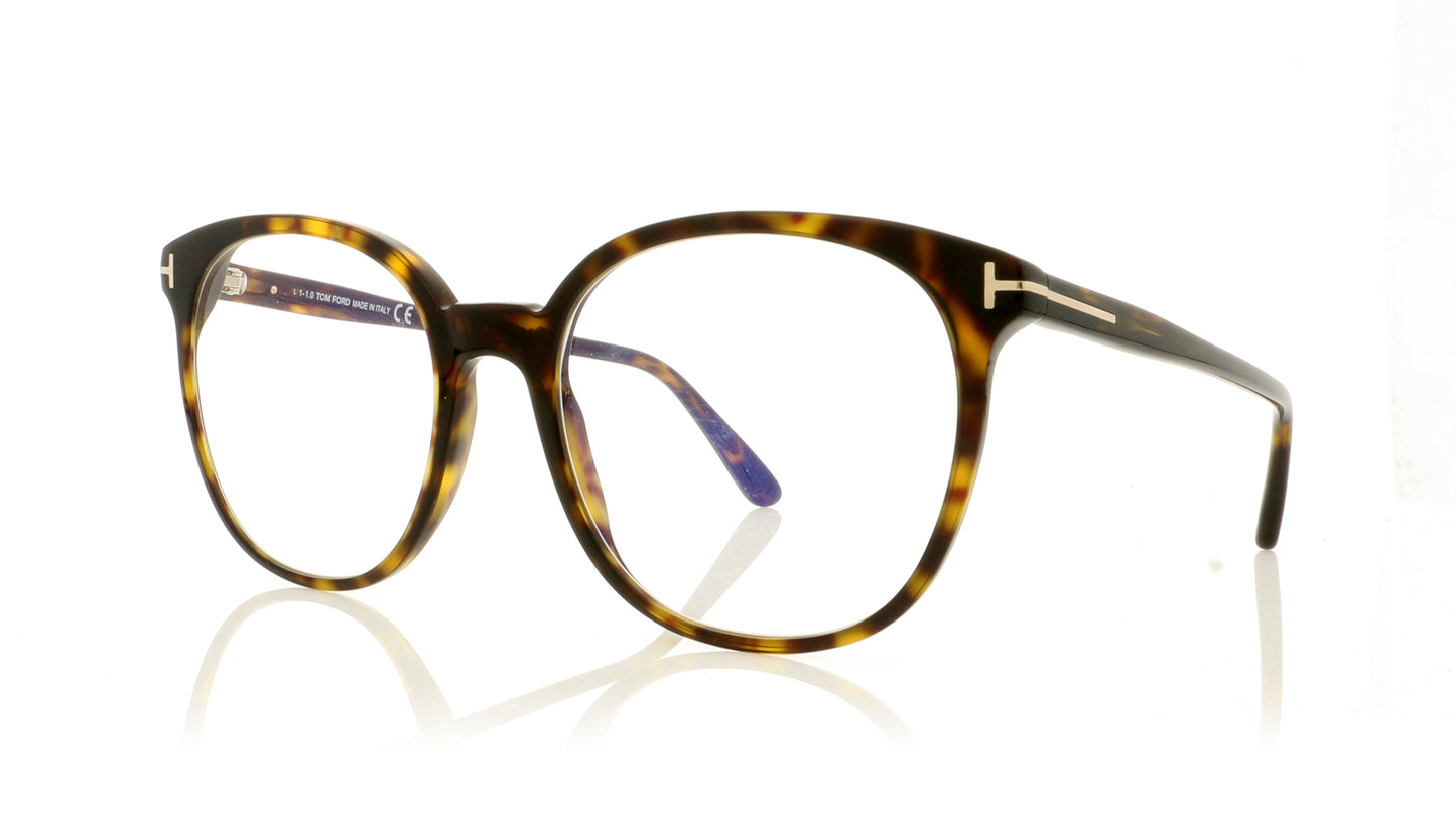 Tom Ford FT5671-B TF5671-B 52 Havana Glasses - Angle