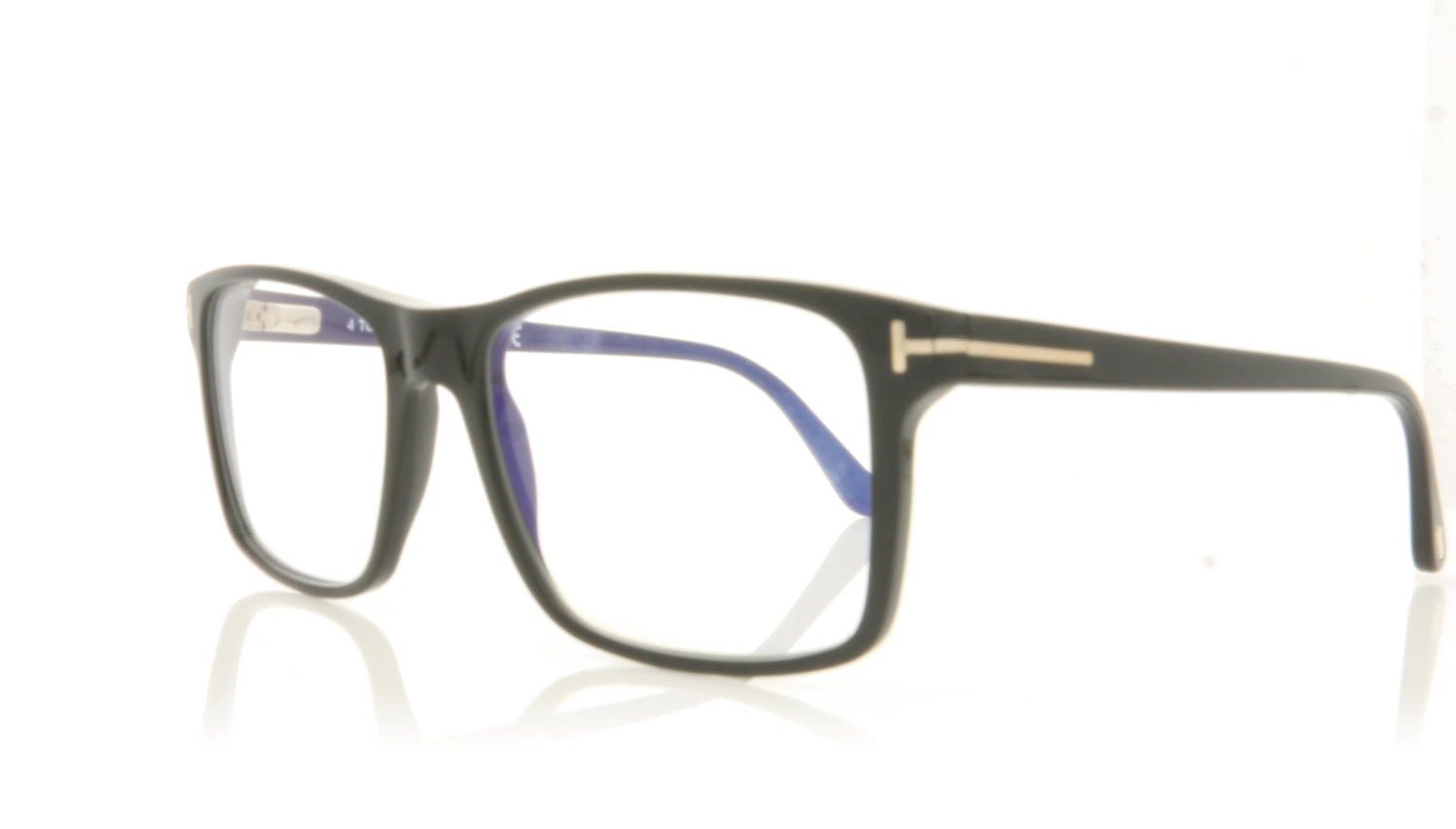 Tom Ford FT5682-B/V TF5682 1 Black Glasses - Angle