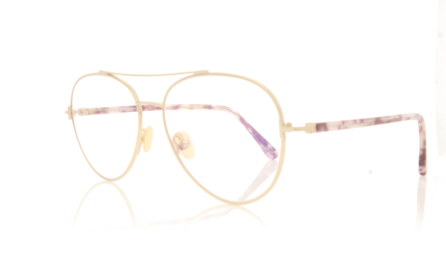Tom Ford FT5684-B/V TF5684 28A Gold Glasses - Angle