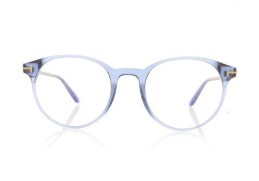 Tom Ford FT5695-B/V TF5695-B 90 Blue Glasses - Front