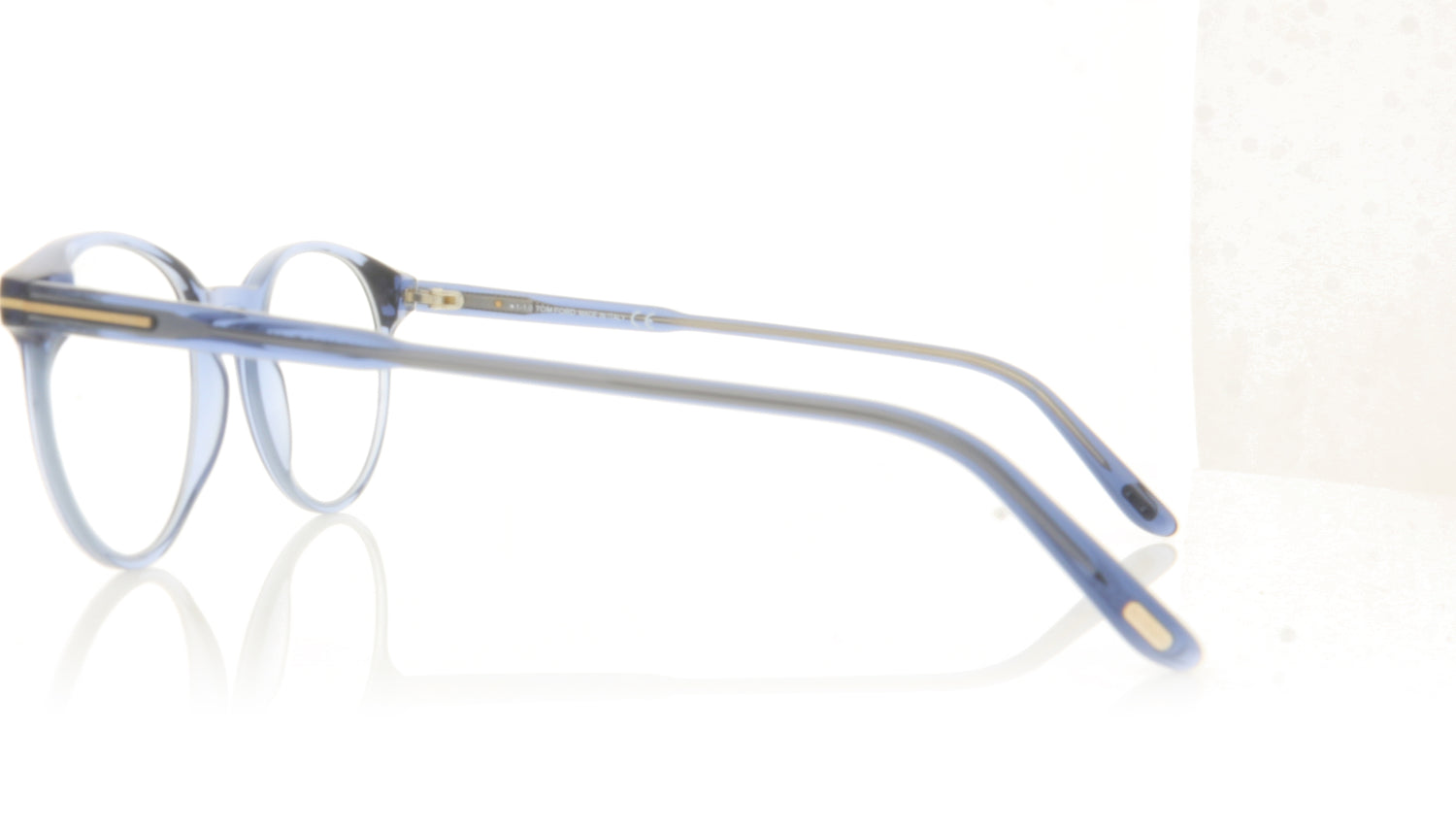 Tom Ford FT5695-B/V TF5695-B 90 Blue Glasses - Side