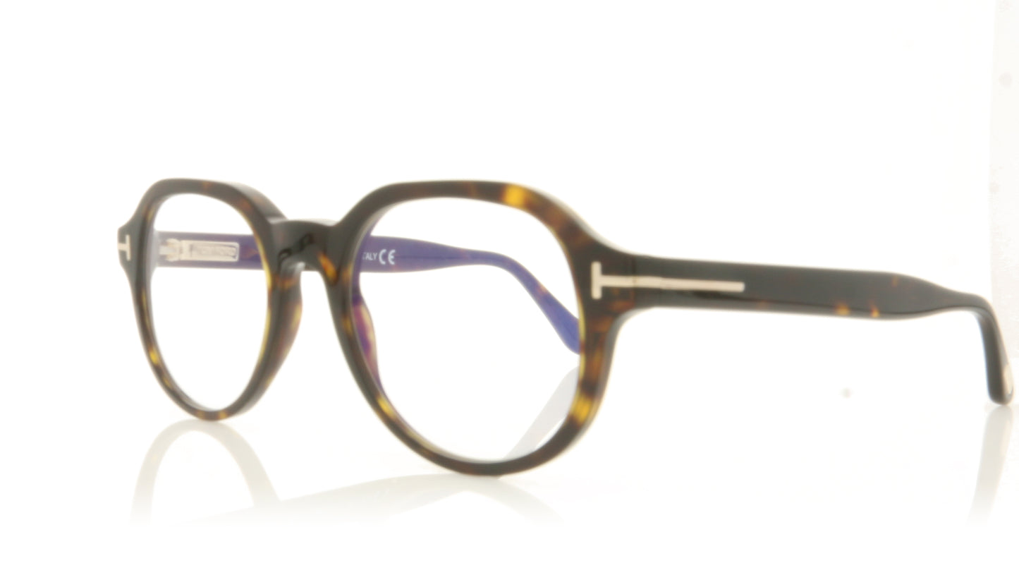 Tom Ford FT5697 TF5697 52 Tortoise Glasses - Angle