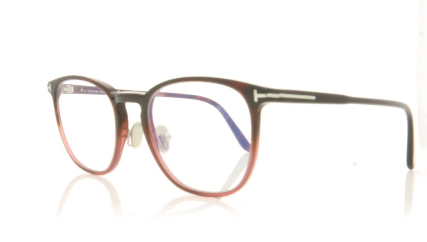 Tom Ford FT5700-B/V TF5700 54 Havana Glasses - Angle