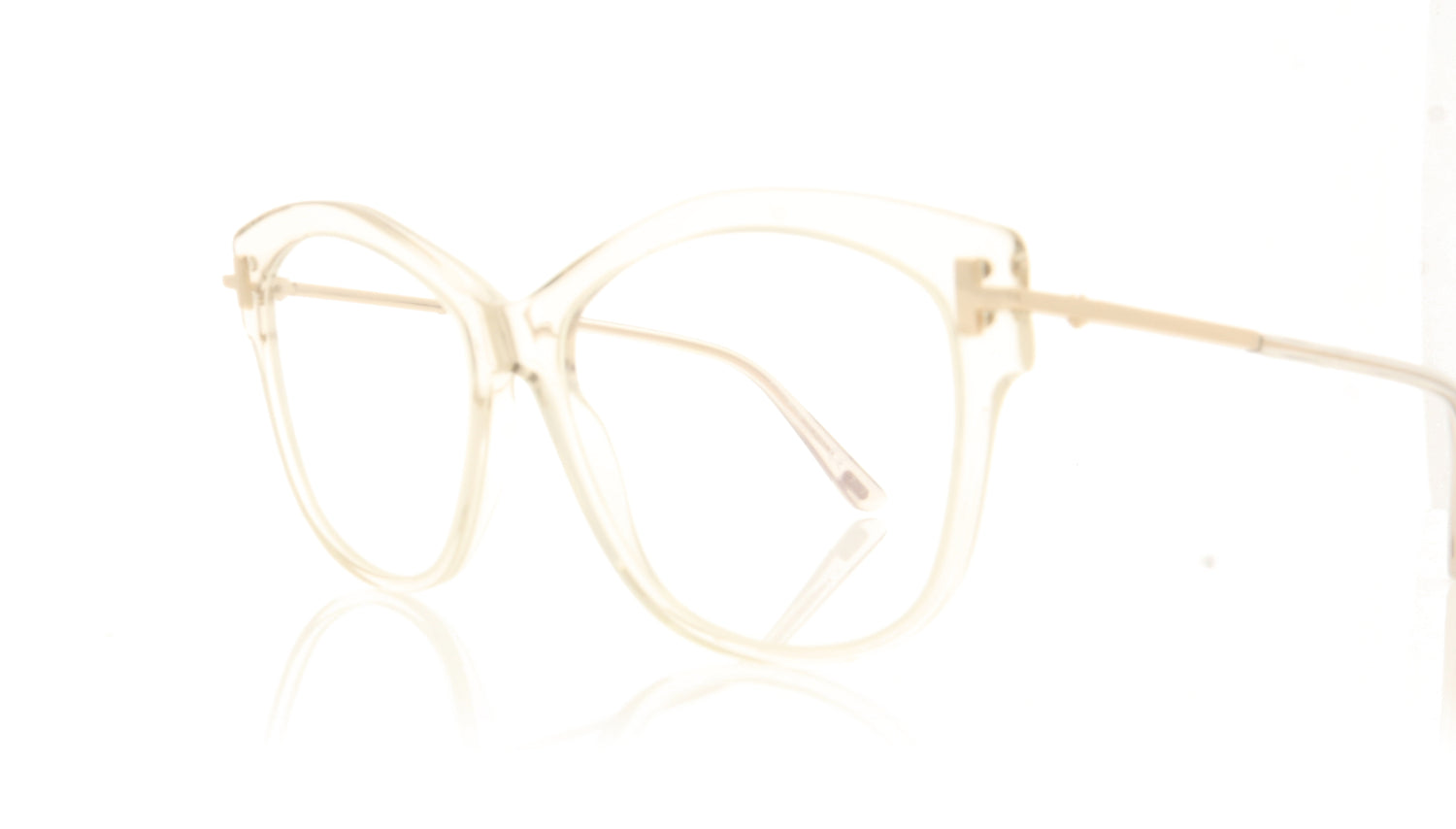 Tom Ford FT5705-B/V TF5705 45 Clear Glasses - Angle