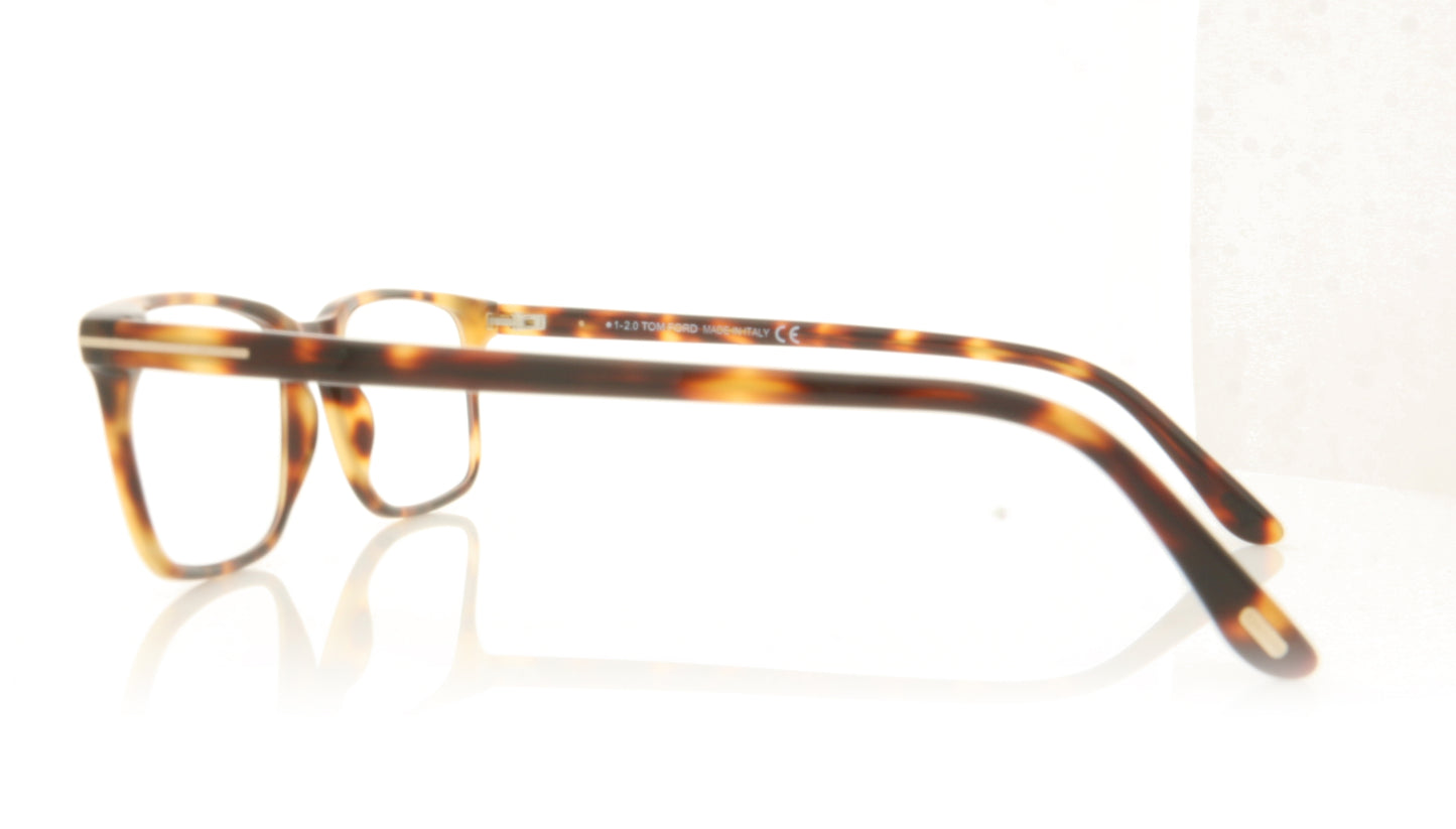 Tom Ford FT5735-B/V TF5735 53 Havana Glasses - Side