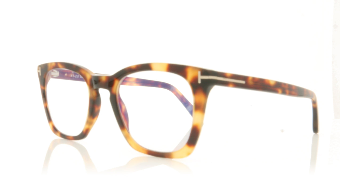Tom Ford FT5736-B/V TF5736 53 Havana Glasses - Angle