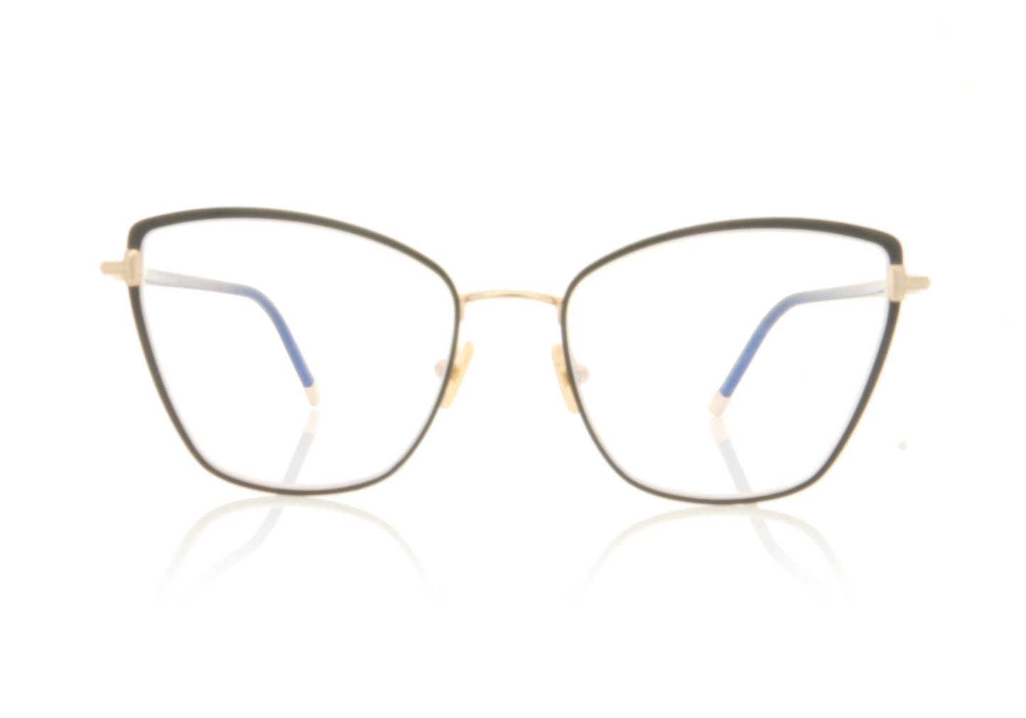 Tom Ford FT5740-B/V TF5740 1 Black Glasses - Front
